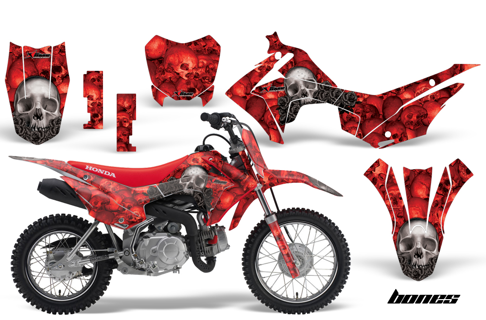 Honda CRF110F 2013 Graphics Kit Decal Bones R